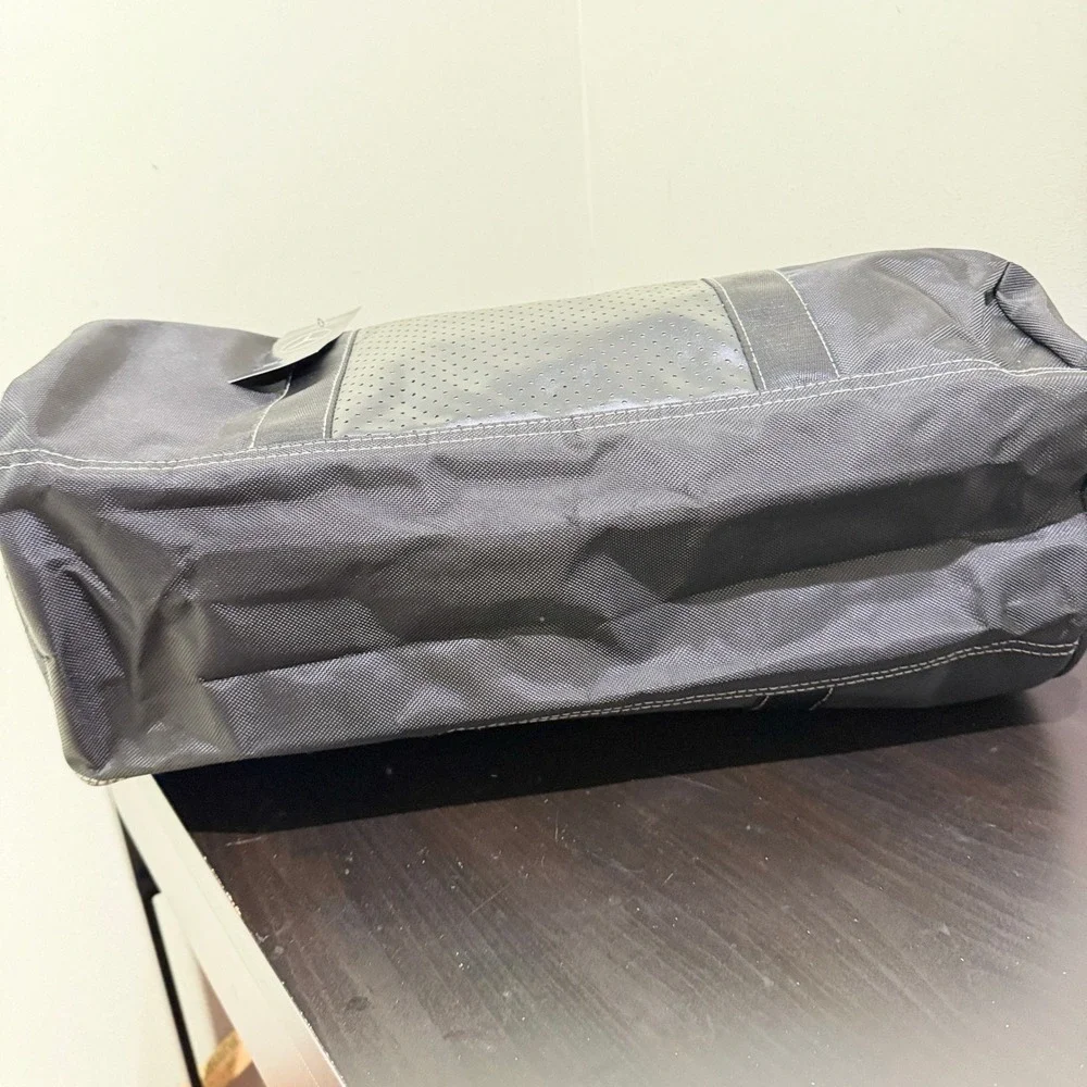 Mercedes-Benz Black Duffel Bag Ray Catena Travel Gym Bag Perforated Nylon New